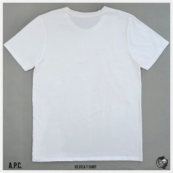 A.P.C. DOWNTOWN LOS ANGELES DTLA T-SHIRT 2017 SEASONAL CAPSULE UNISEX WHITE - Picture 8 of 13